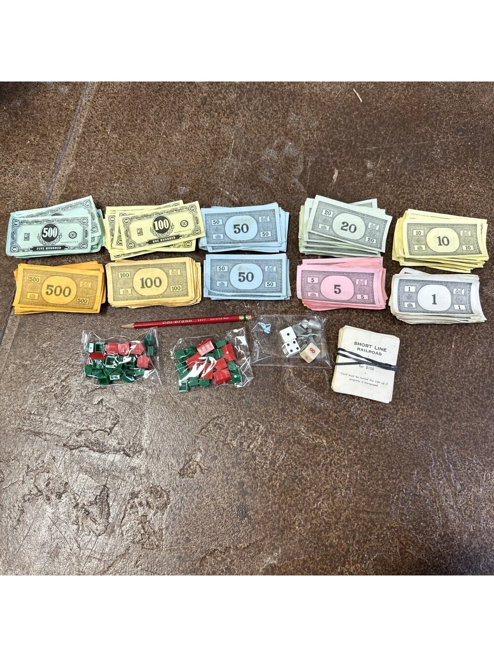 1976-1984 Original Monopoly Board Game Replacement Pieces Vintage
